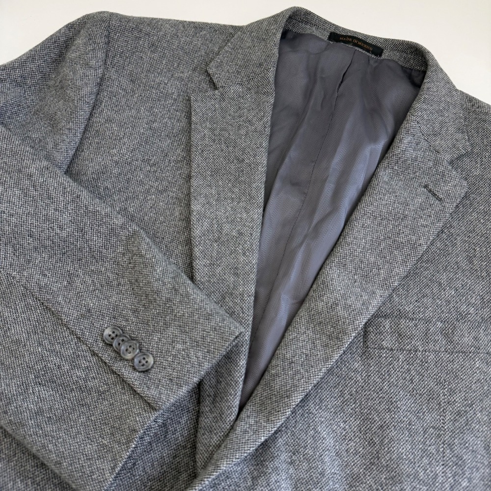 Jos. A. Bank Reserve Seattle SV Wool Cashmere Jacket Men's 48R Gray